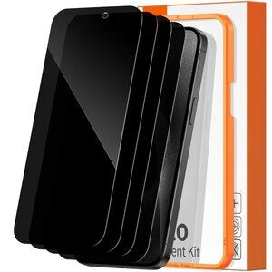 DIMONCOAT 4-Pack Compatible IPhone 15 Pro Privacy Screen Protector